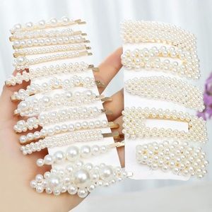 18 piece pearl barrett hair clips